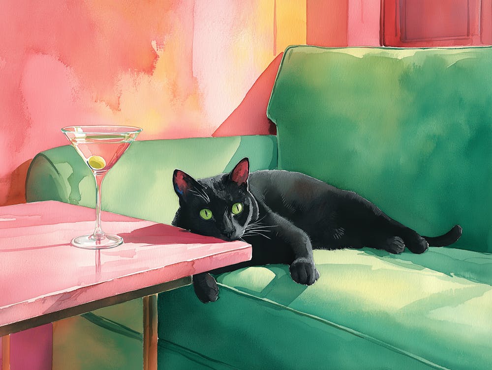 Sophistication On Emerald Velvet