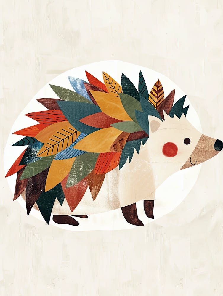 Playful Hedgehog Children Prints & Kids Posters