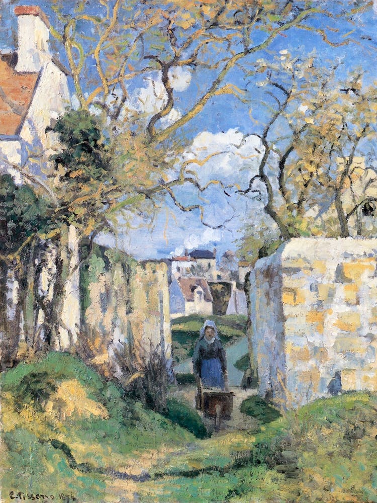 Landscape From Pontoise (1874), Camille Pissarro