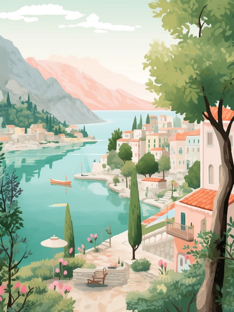 Kotor Montenegro 1 Illustration