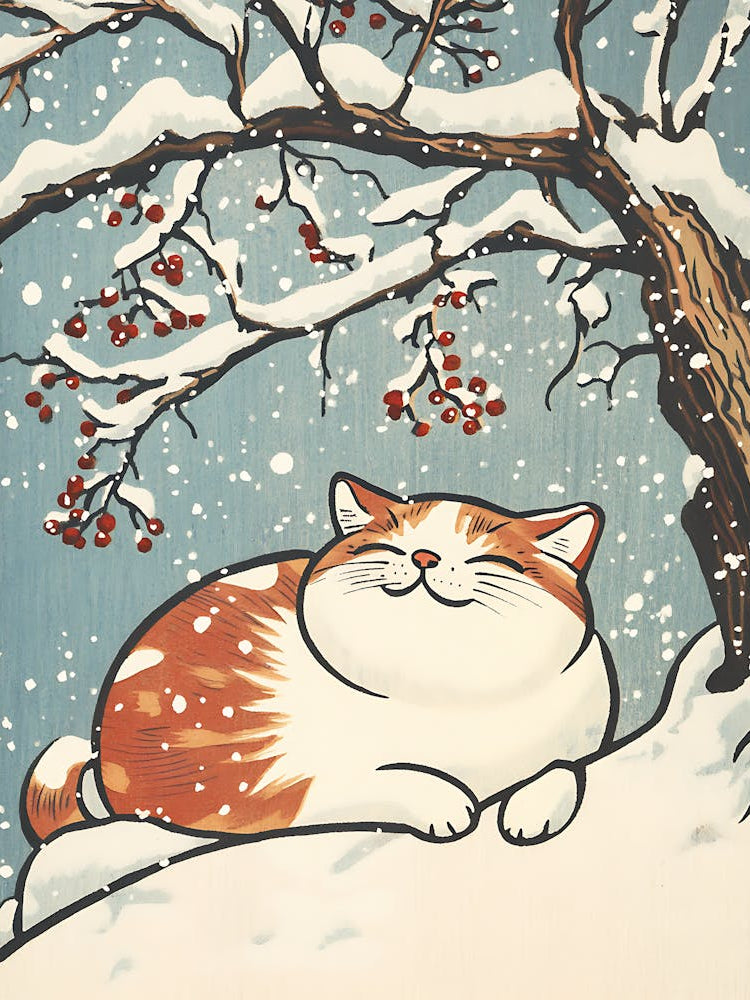 Cat In The Snow 6