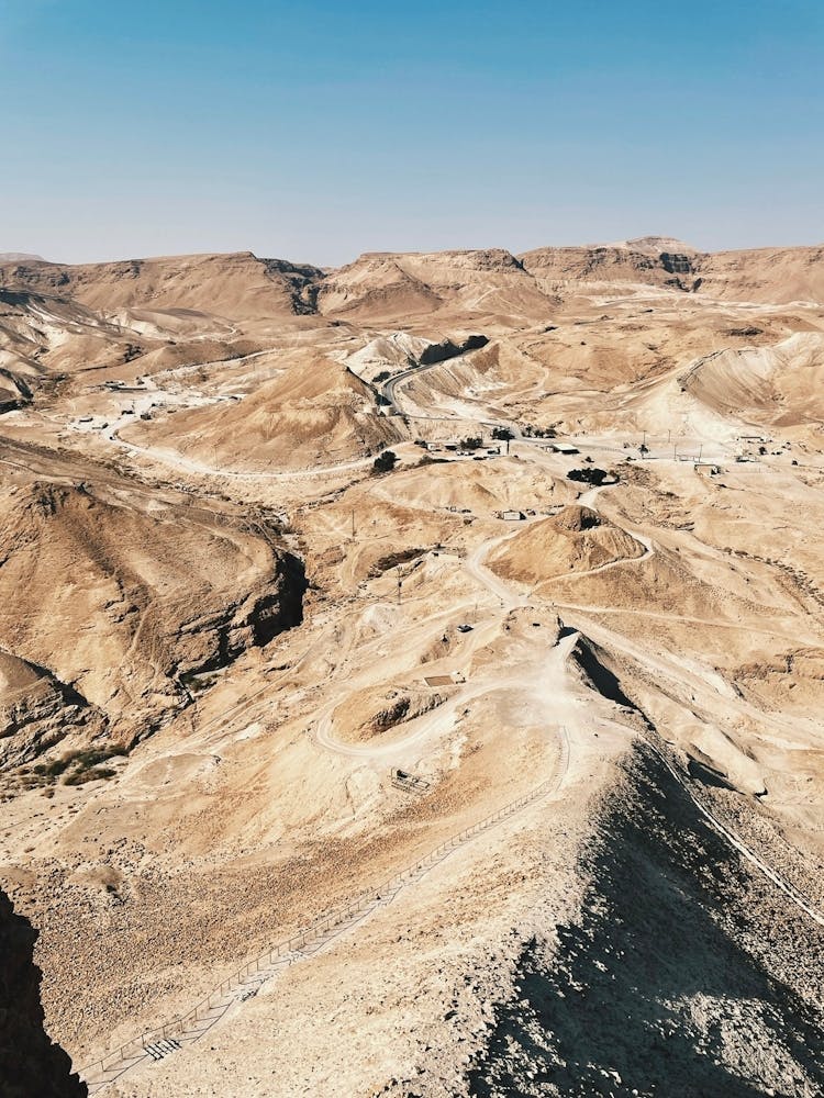 Die Wüste in Masada