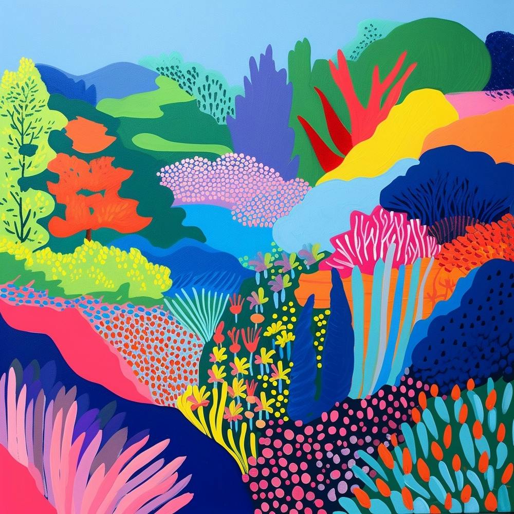 Colourful Gardens Royal Botanic Garden Edinburgh Scotland 1