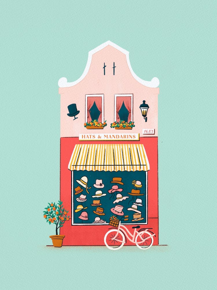 Summer Shop Hats And Mandarins