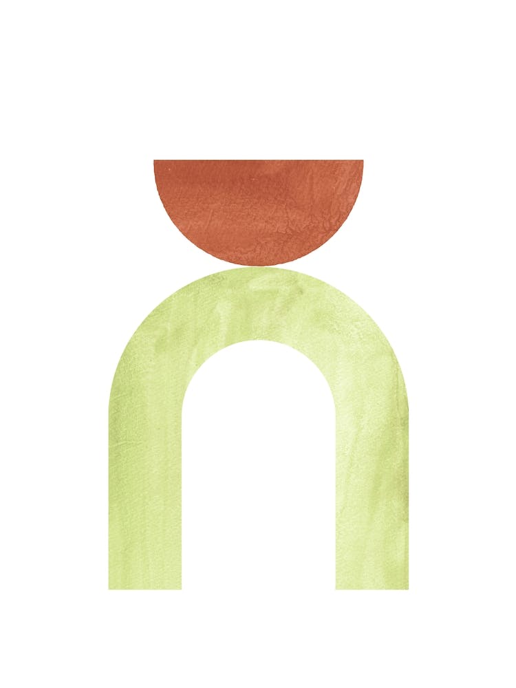 Green And Orange geometric