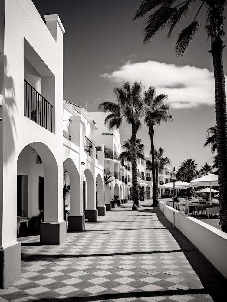 Marbella, Spain, Black And White Analogue Photography 3