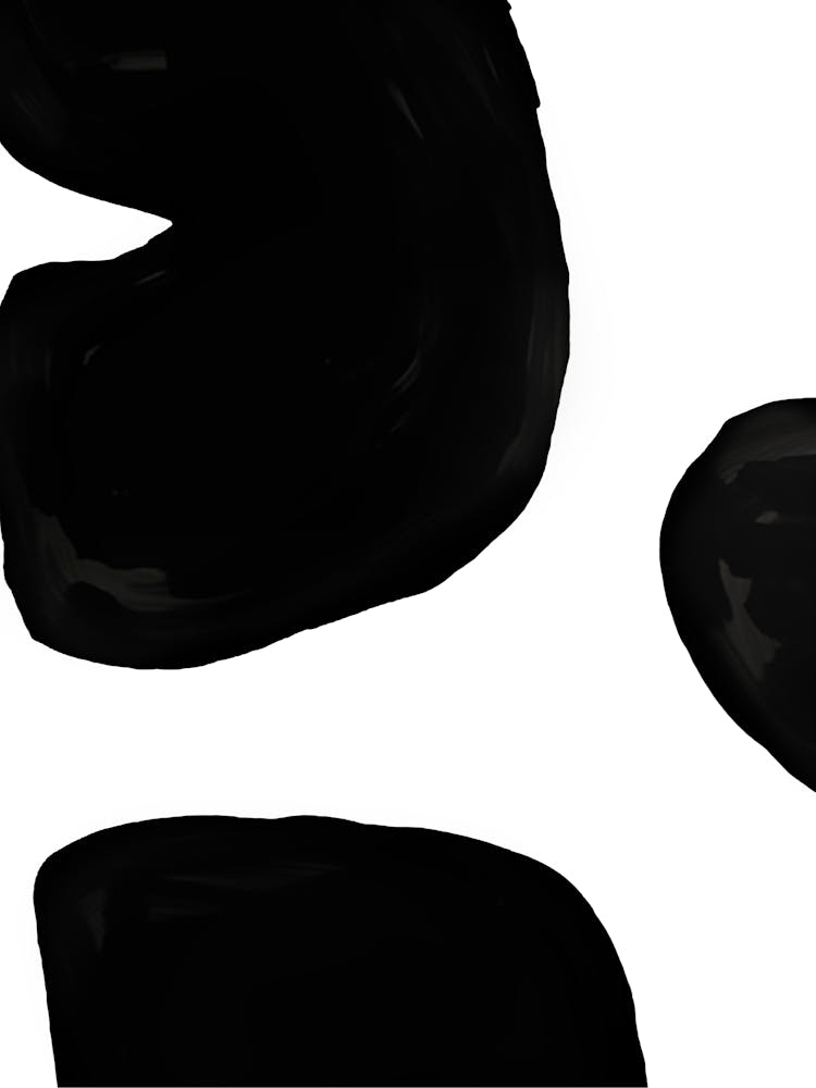 Black And White Abstract Painting 2