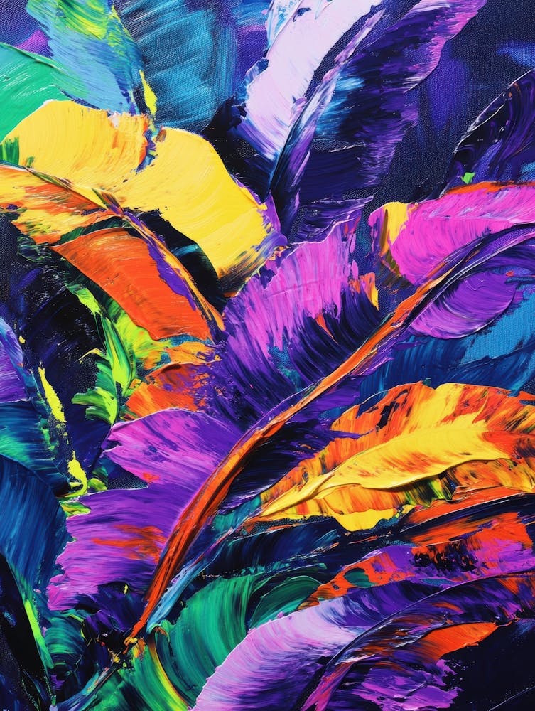 Abstract Of Tropical Leaves 1