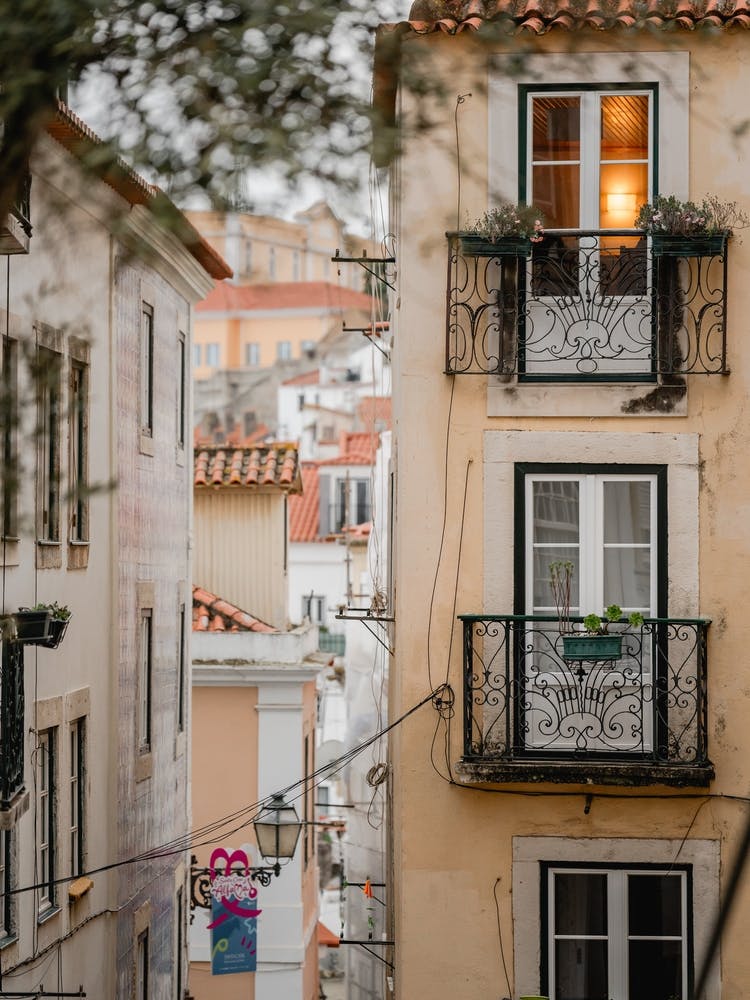 Twilight Charm Lisbon Illuminated Facade