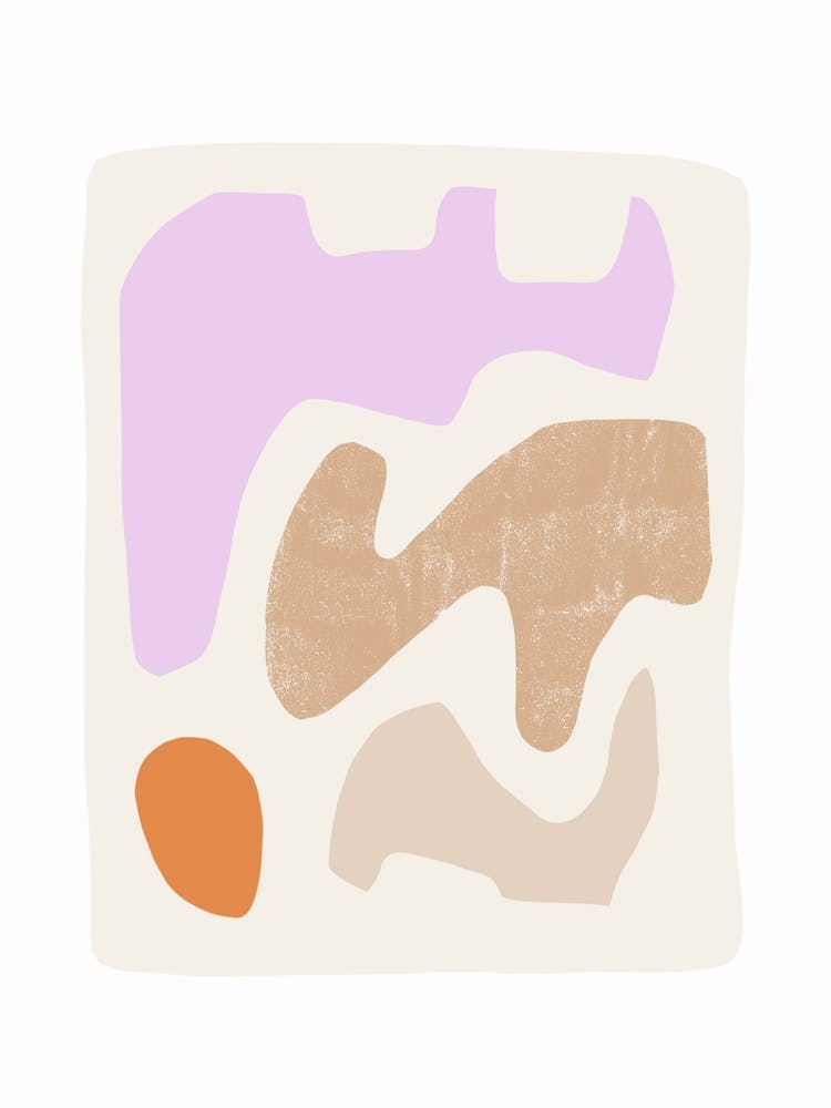 Moderne Abstraktion 1 Beige