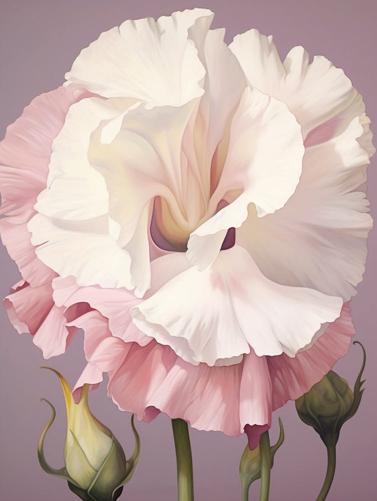 Floral Illustration Lisianthus 1