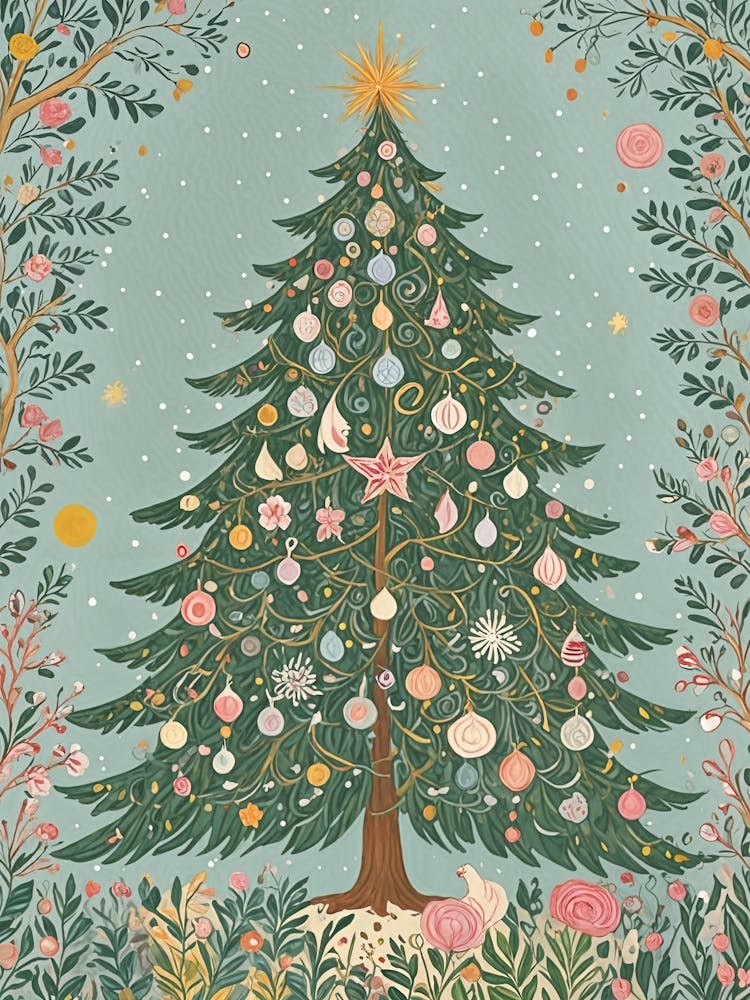 Pastel Christmas Tree no1