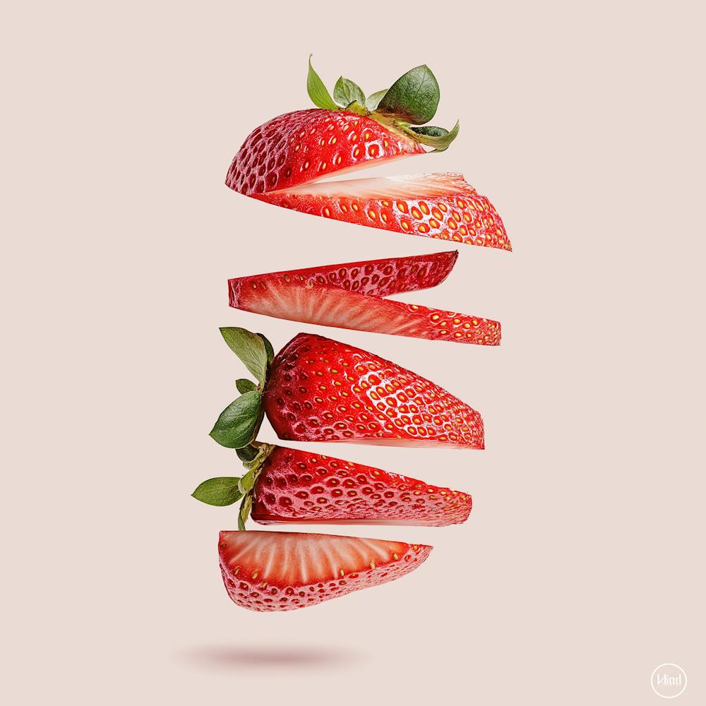Sliced Strawberries