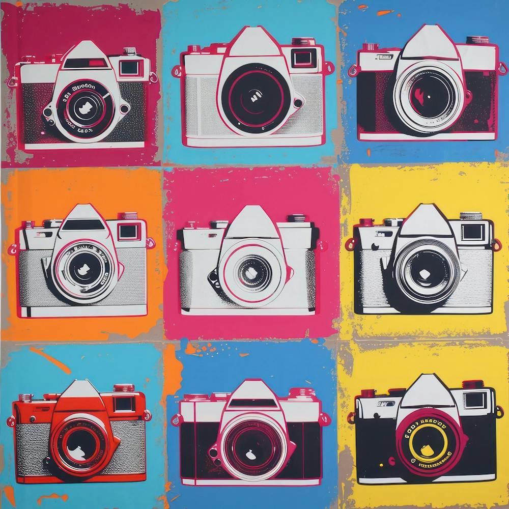 Vintage Camera Pop Art 4