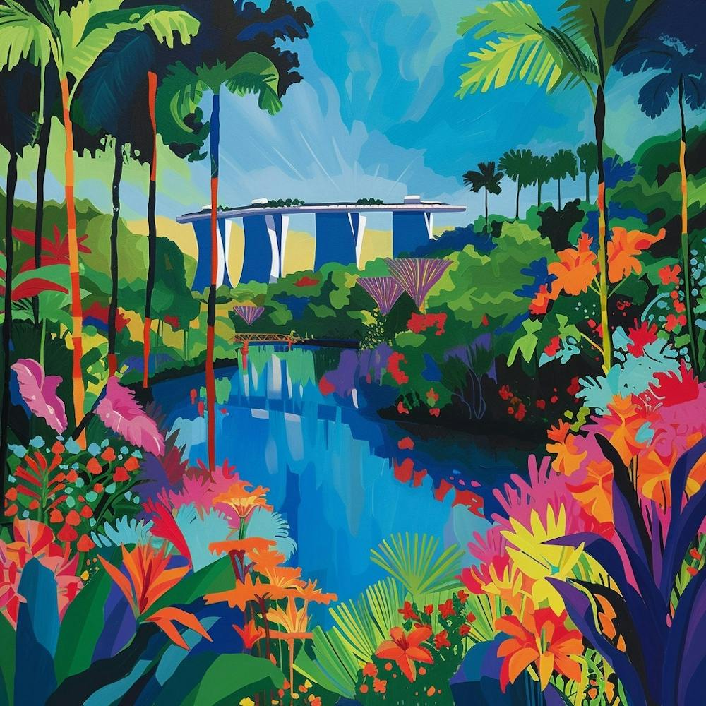 Abstract Park Collection Gardens By The Bay Singapore 1