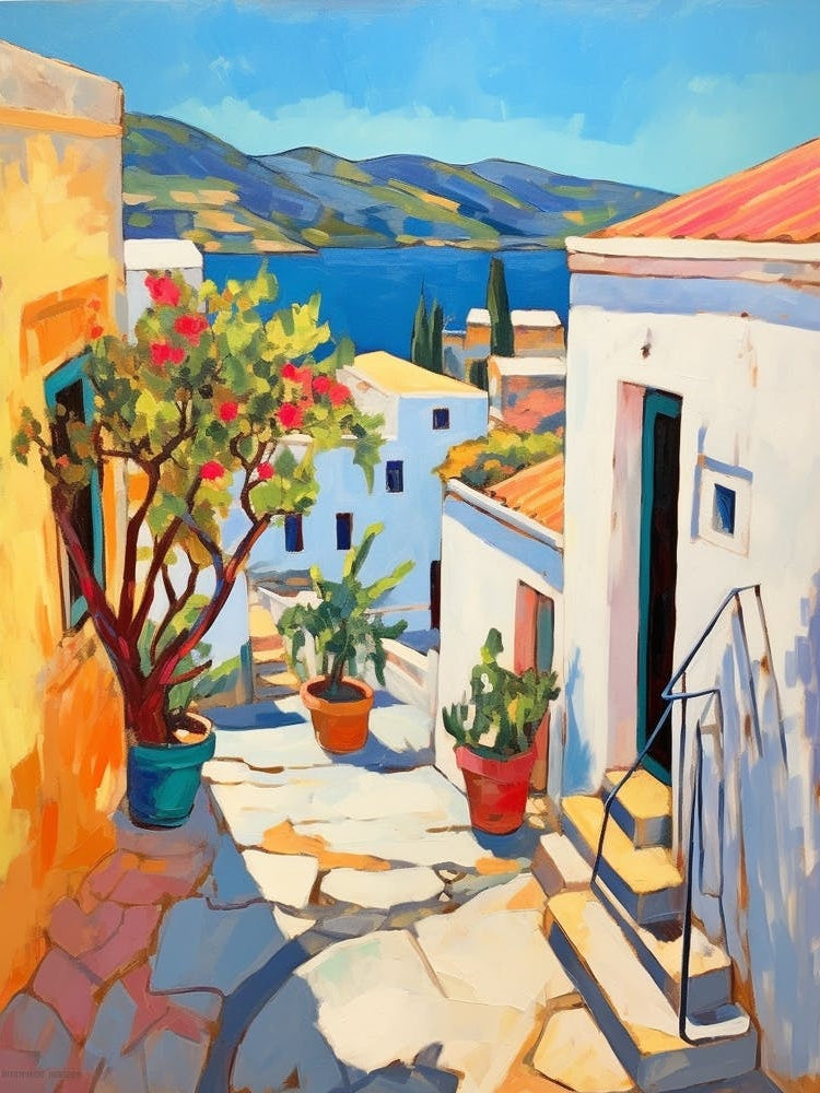 Crete Greece 4 Fauvist Painting