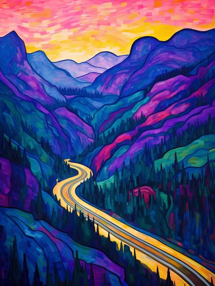 Snoqualmie Pass Retro Pop Art 18