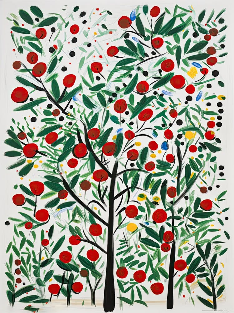 Barbados Cherry Fruit Drawing 2