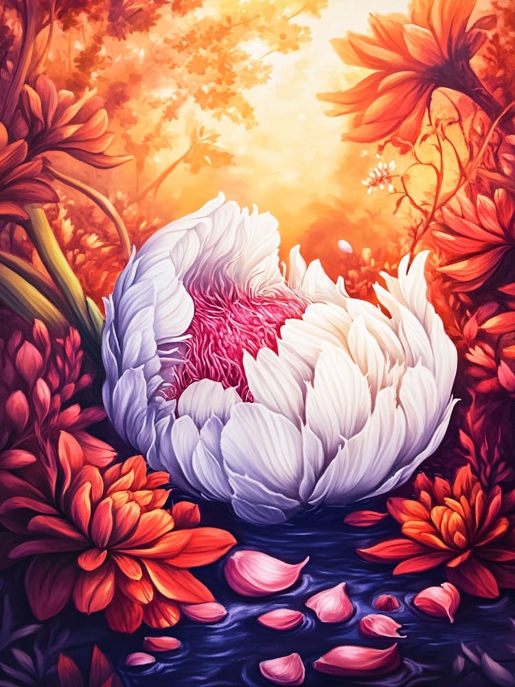 Flower In The Water