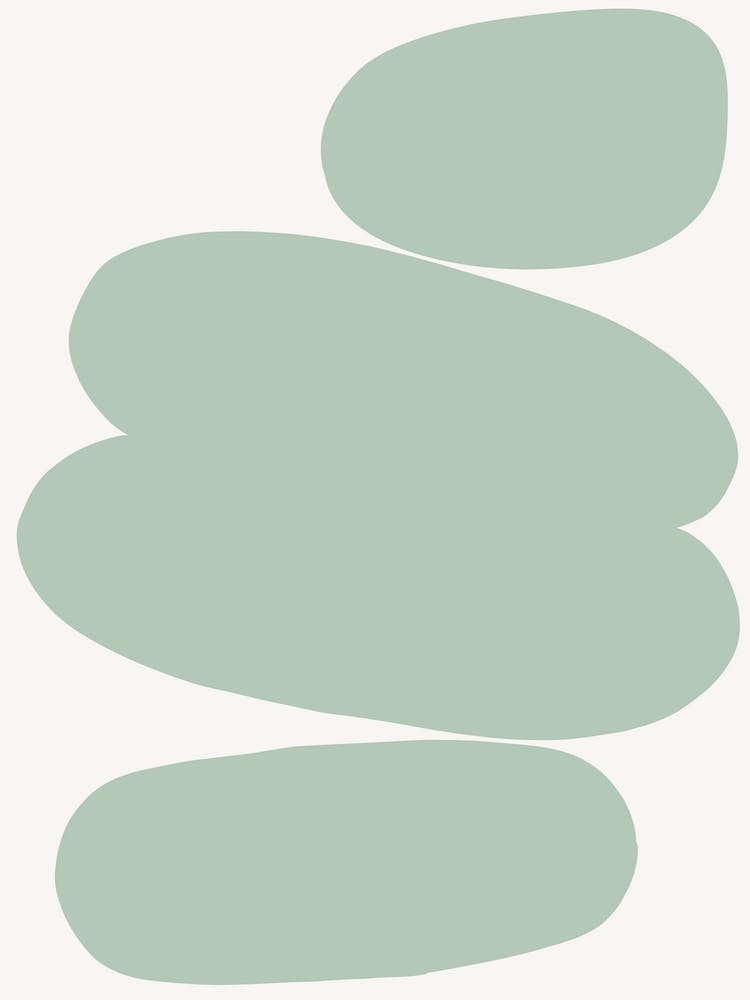 Abstract Bauhaus Shapes Seafoam