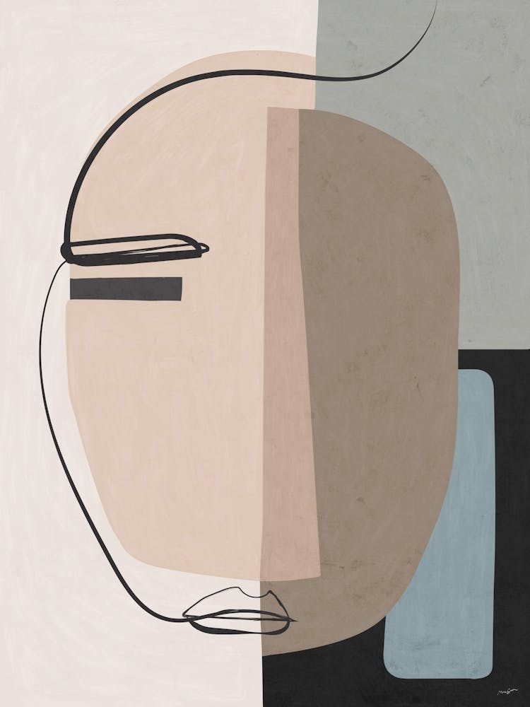 Abstract Portrait Of A Face 3
