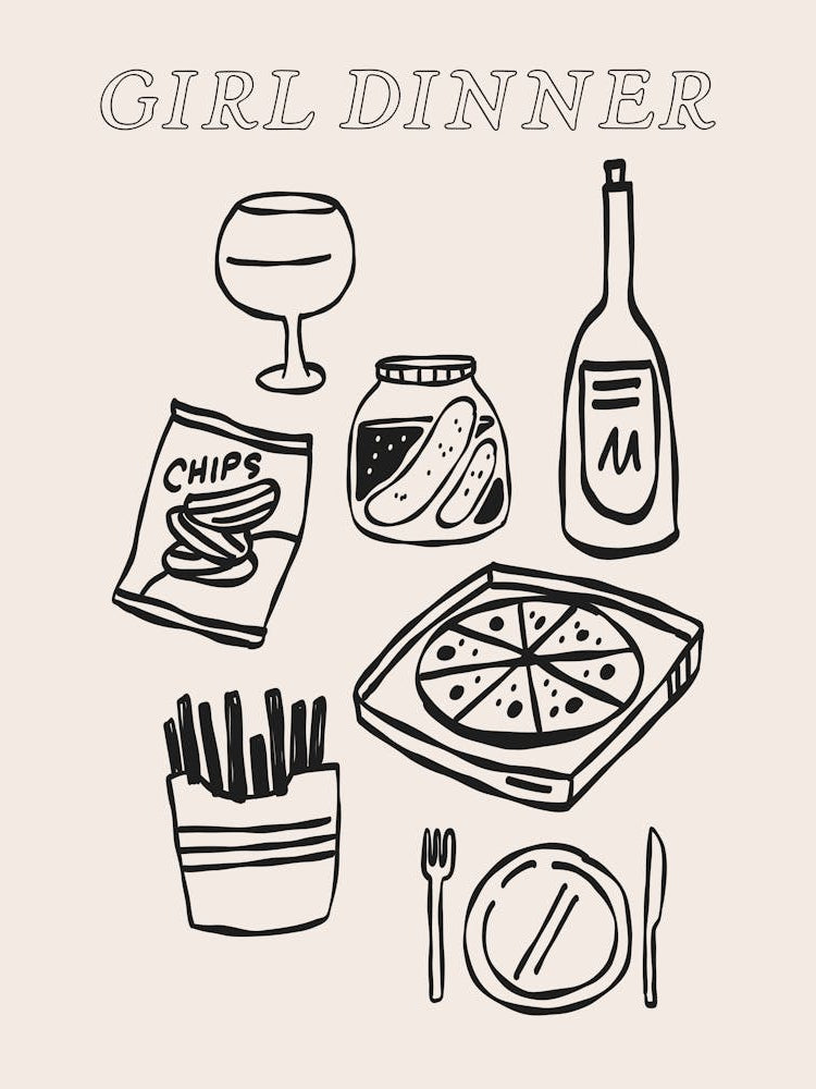 Girl Dinner - Cream 1