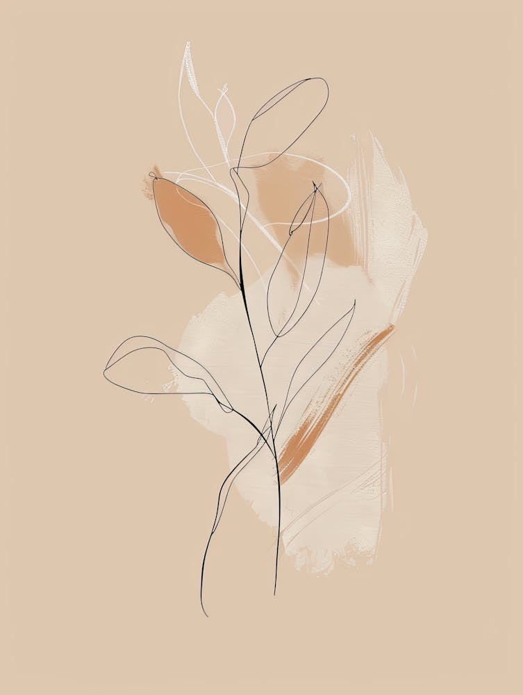 Hong Kong Botanical Garden Boho Line Art
