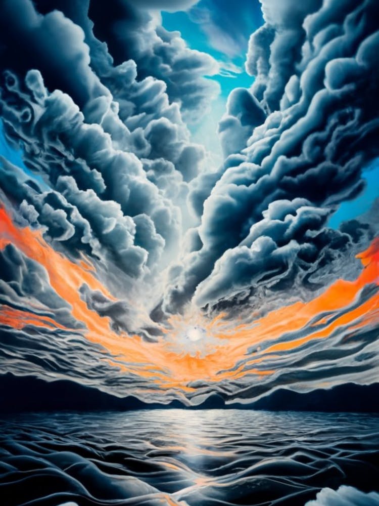 Sunrise Over The Ocean