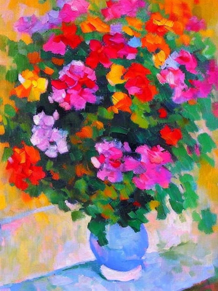 Nemesia Floral Abstrakt Blockfarbe 2 1 Blume