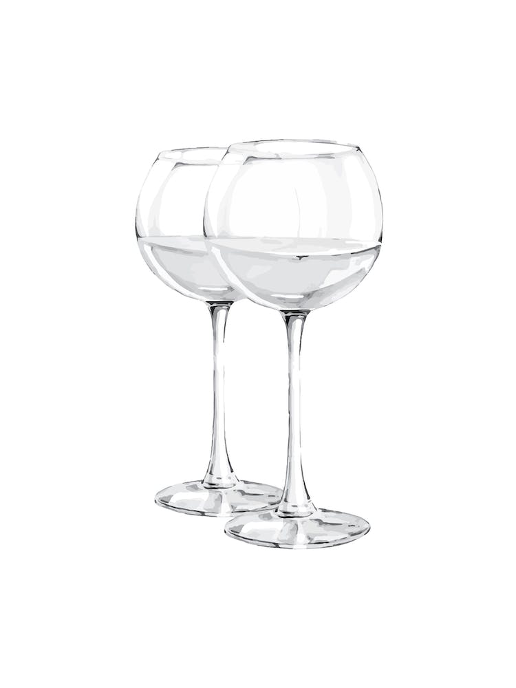 Grey Wine Glasses