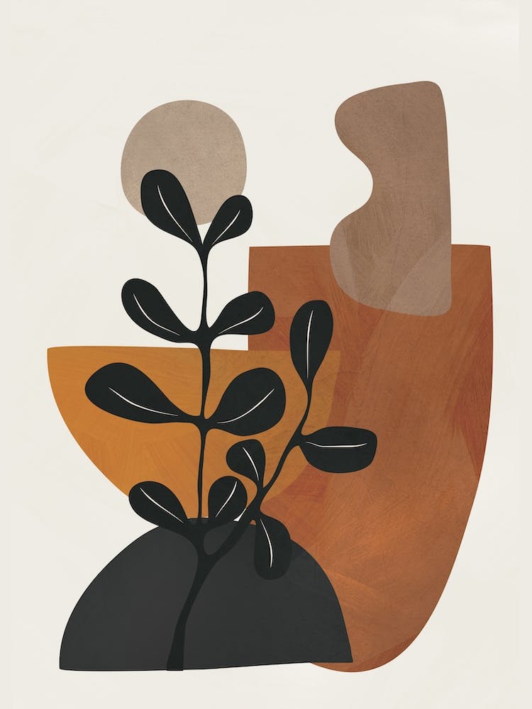 Modern Minimal Abstract Art Shapes 1