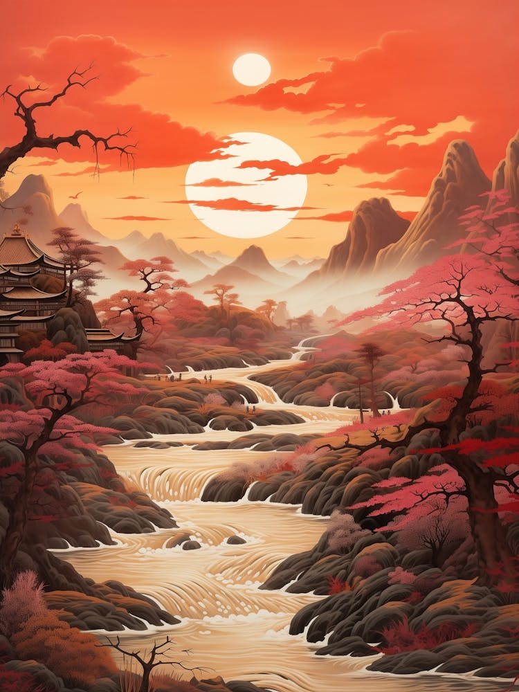 Asiatische Landschaft 43