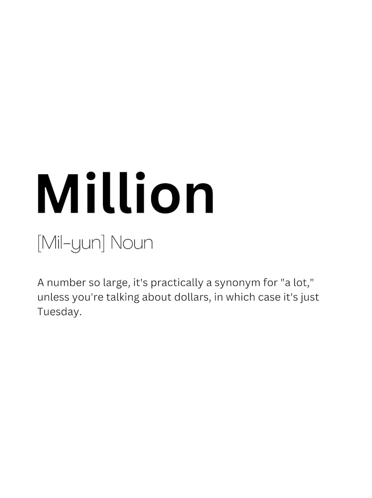Million Definition Meaning