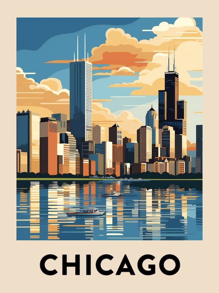 Chicago Travel Poster 13