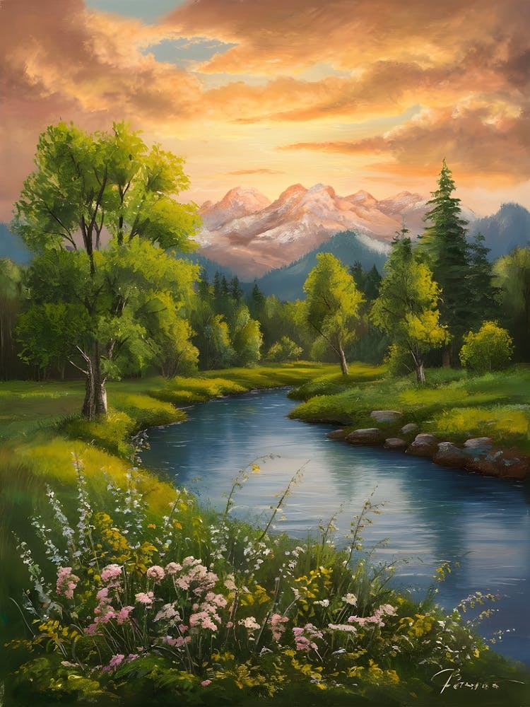 Sunset By The River 3