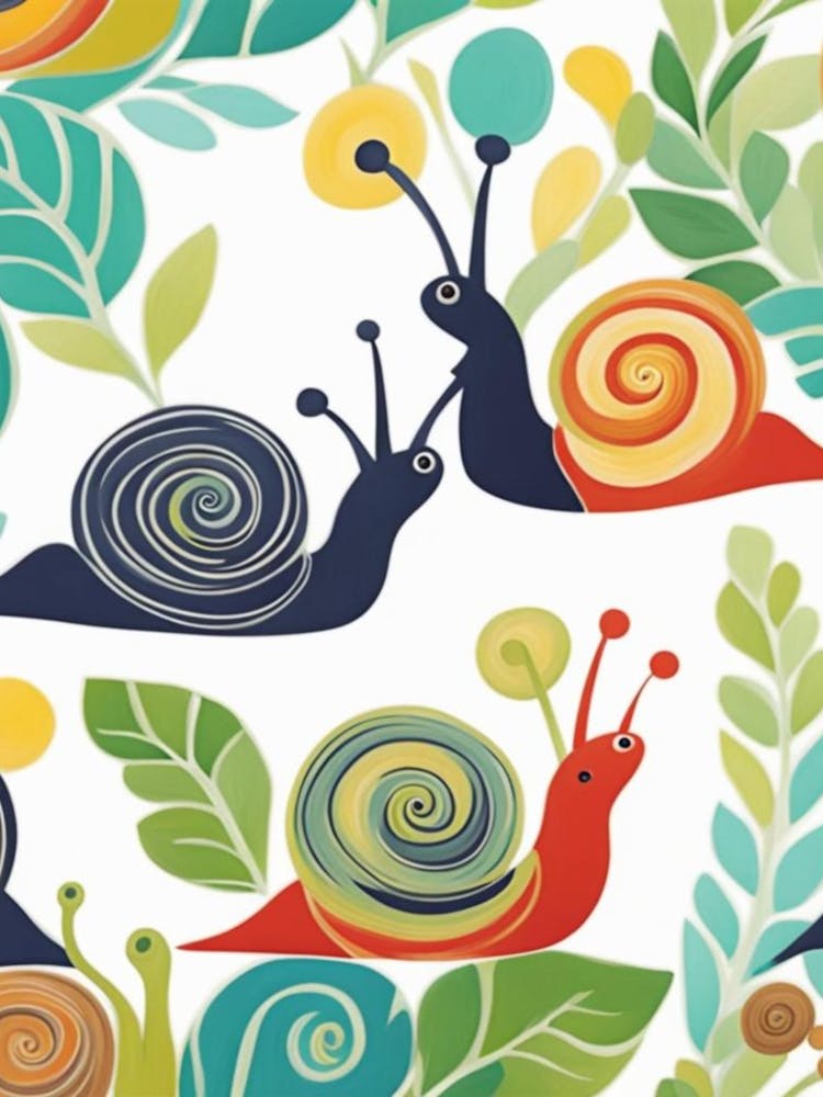 Snails And Leaves