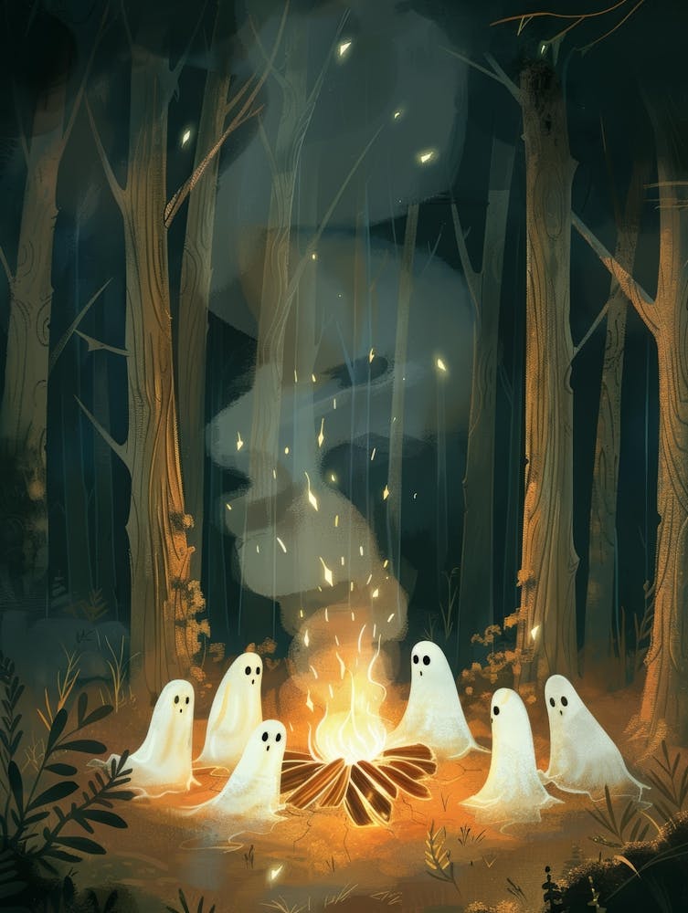 Ghosts Around A Campfire 1