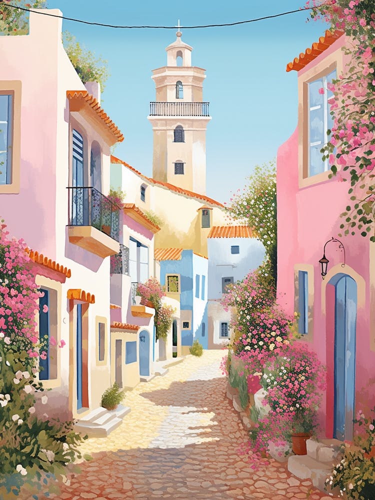 Faro Portugal 3 Illustration