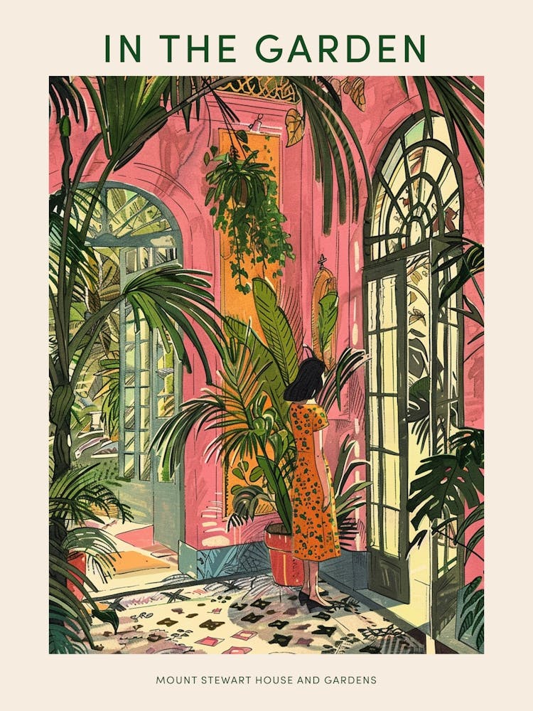 In The Garden Poster Mount Stewart House And Gardens United Kingdom 2