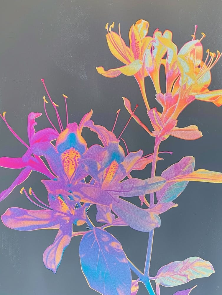 Iridescent Flower Honeysuckle 1