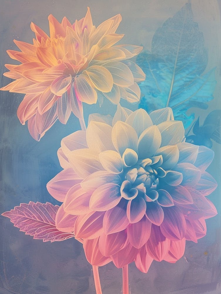 Iridescent Flower Dahlia 2