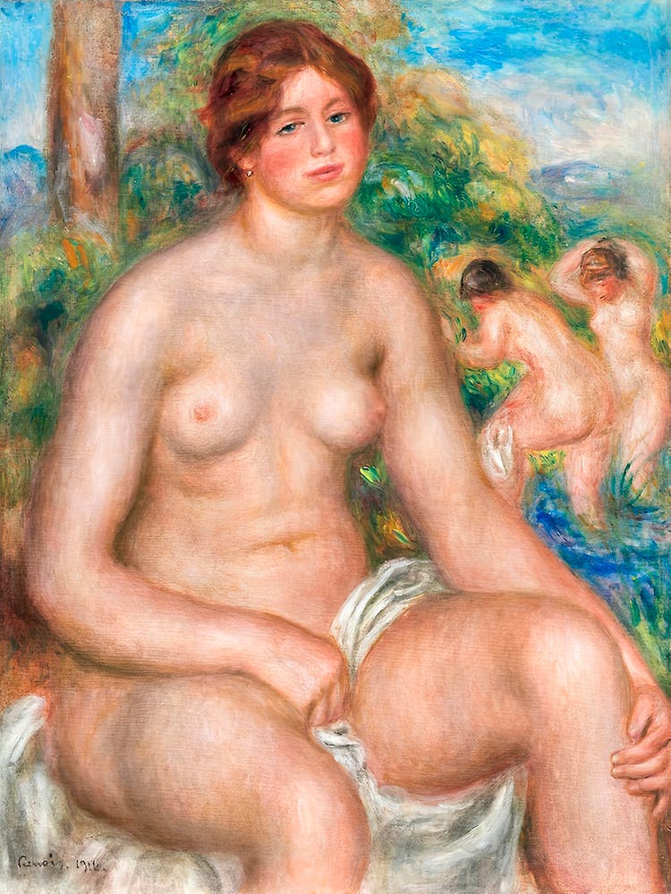 Seated Bather (1914), Pierre Auguste Renoir
