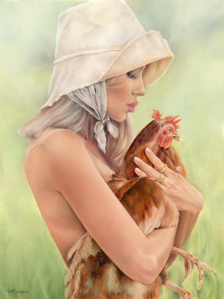 Girl With a Chicken