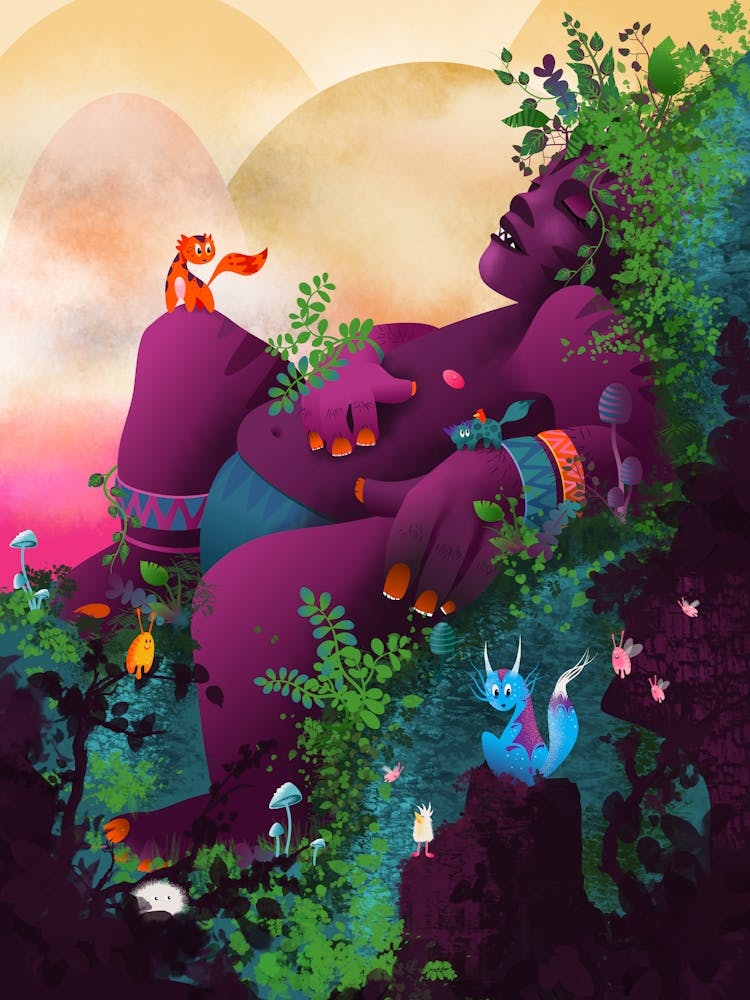 Sleeping Fantasy Giant