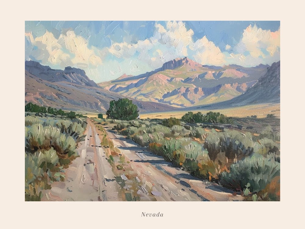 Western Landscapes Nevada 3 Poster