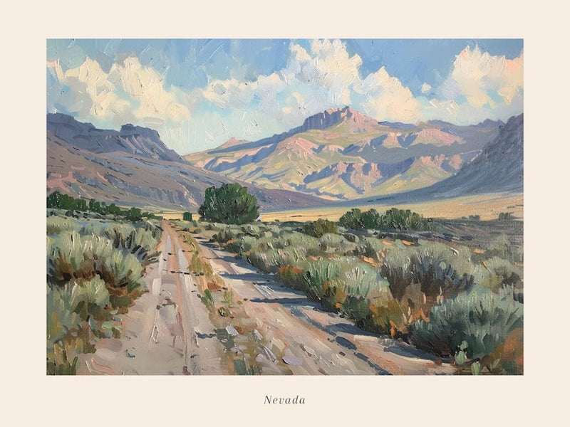 Western Landscapes Nevada 3 Poster