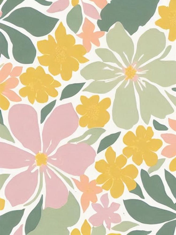 Violet Pastel Floral 2 Flower