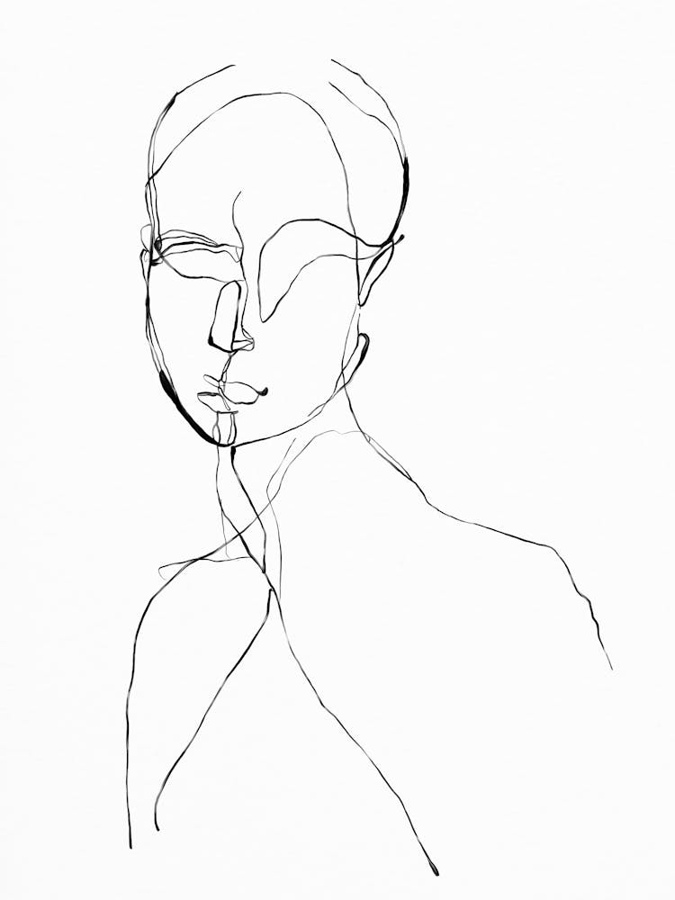 Croquis d'après nature d'une femme