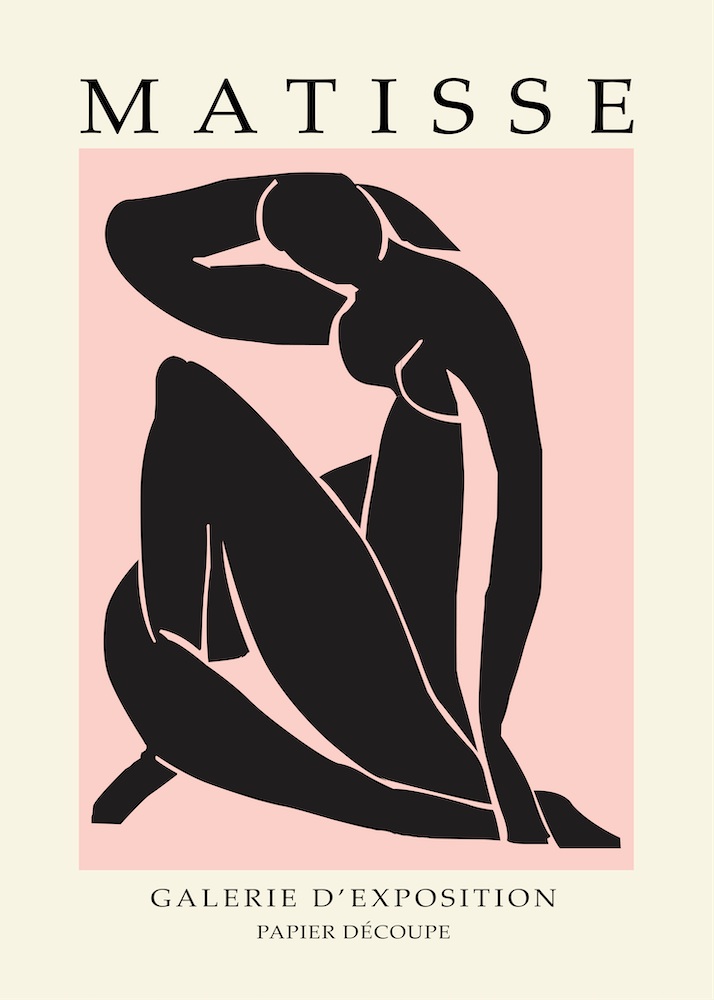 Matisse Galerie D'exposition Papier Decoupe Minimalist artwork 14