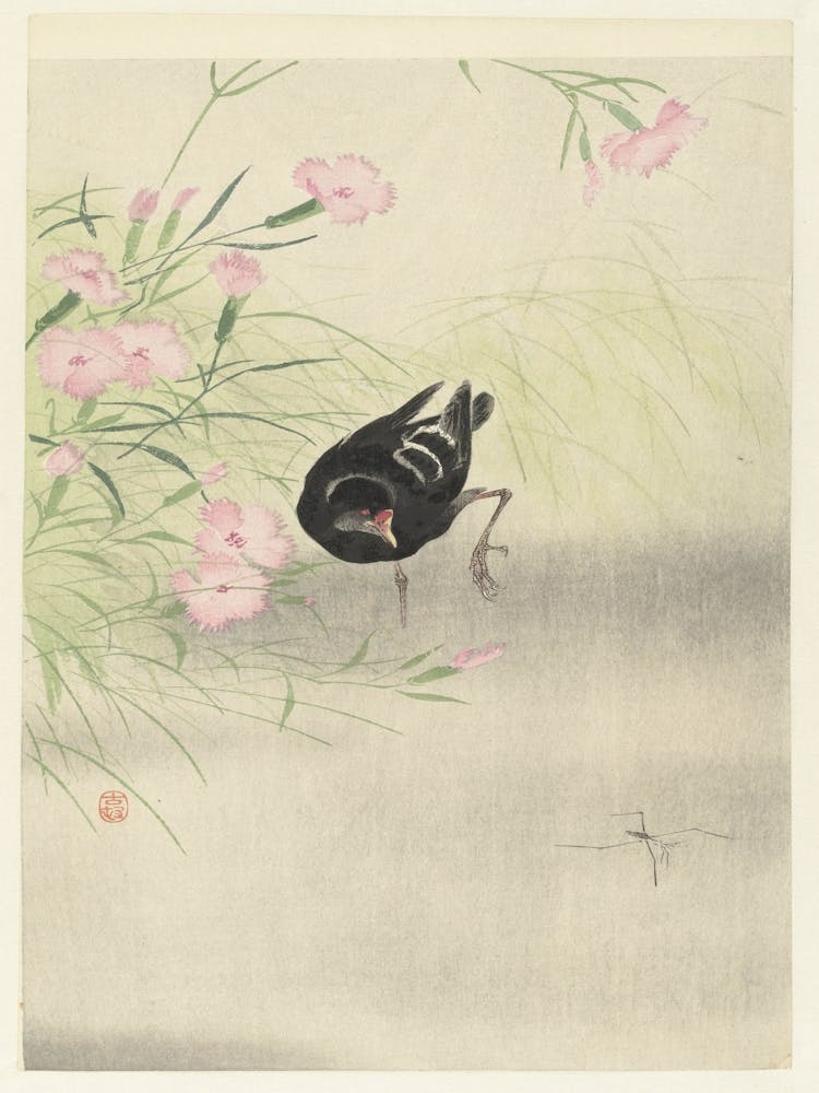 Bird In Flower